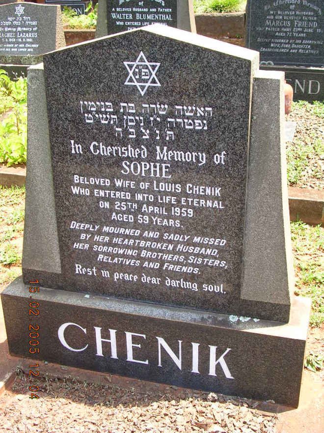 CHENIK Sophe -1959