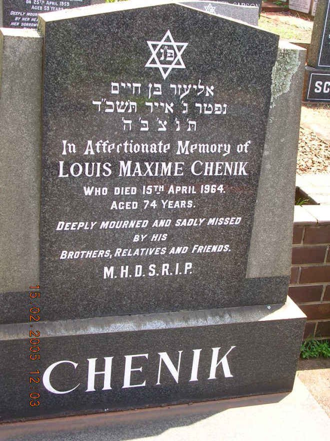 CHENIK Louis Maxime -1964
