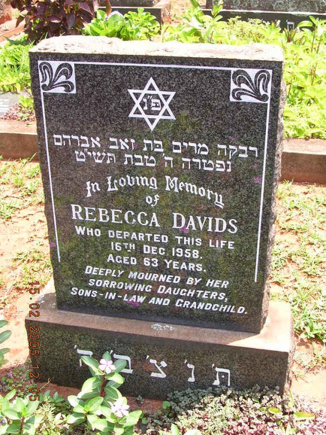 DAVIDS Rebecca -1958