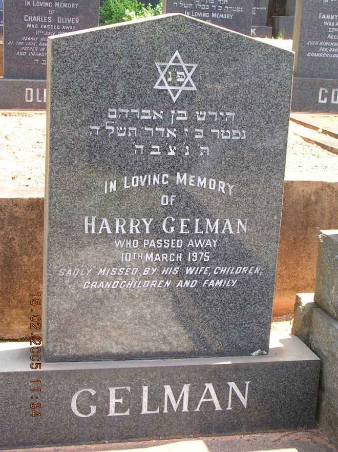 GELMAN Harry -1975