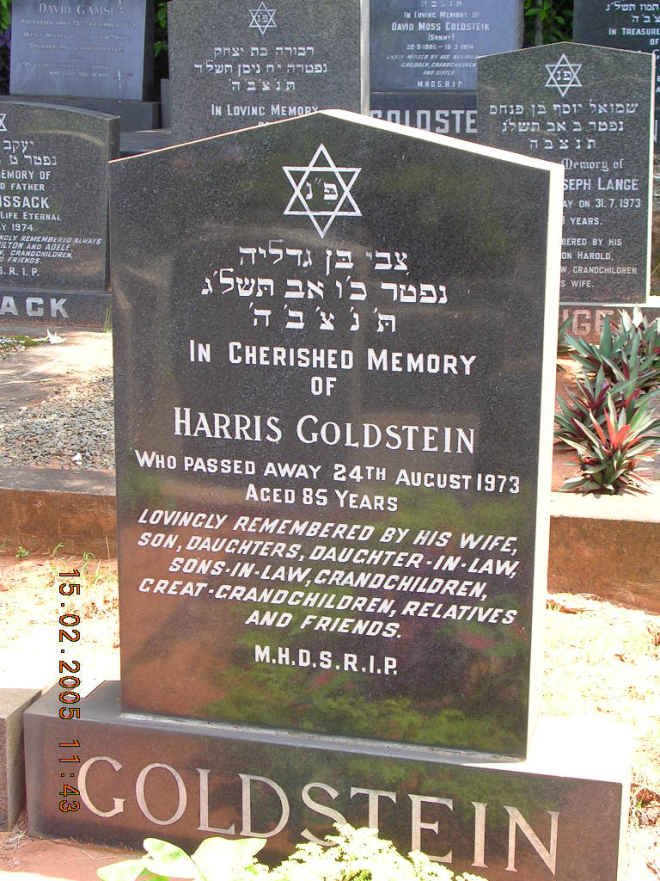 GOLDSTEIN Harris -1973