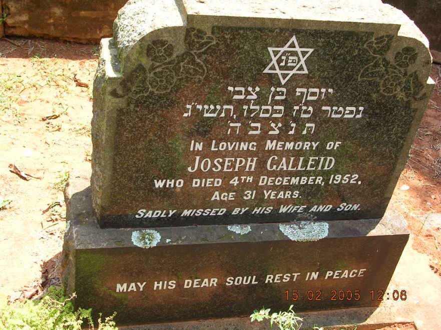 GALLEID Joseph -1952
