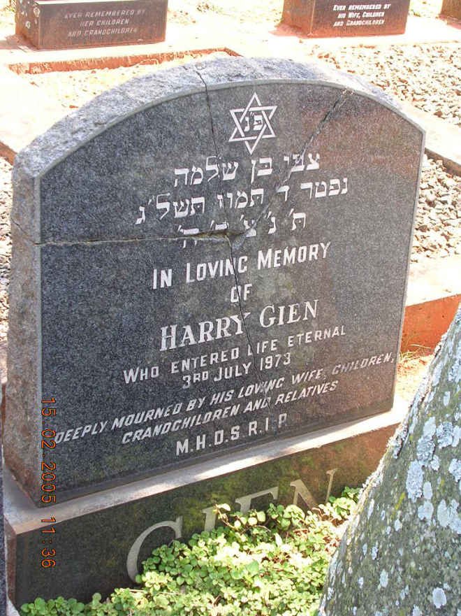 GIEN Harry -1973
