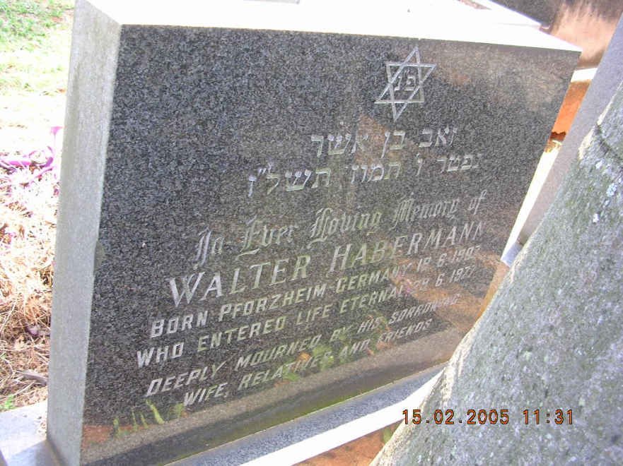 HABERMANN Walter 1907-1977