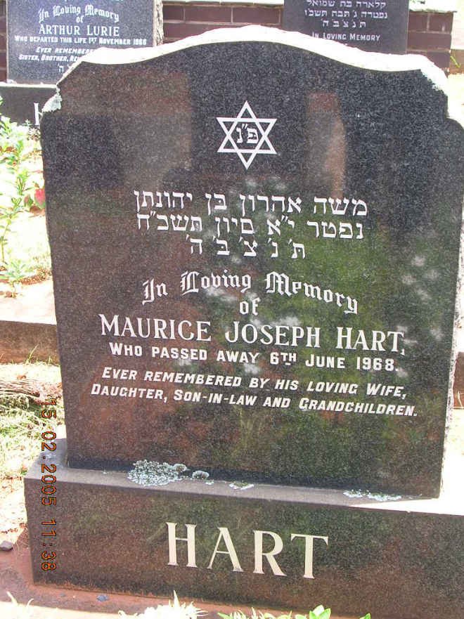 HART Maurice Joseph -1968