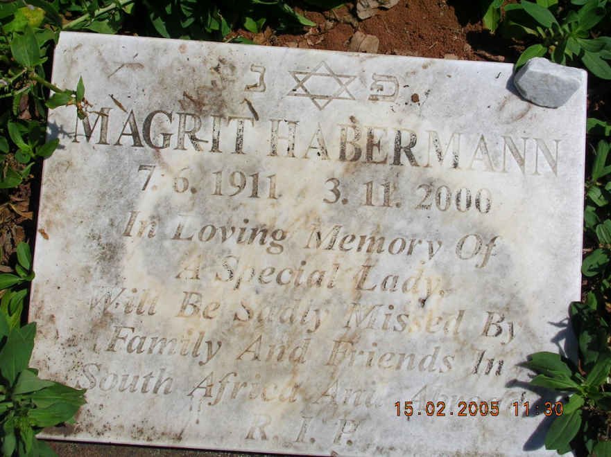 HABERMANN Magrit 1911-2000