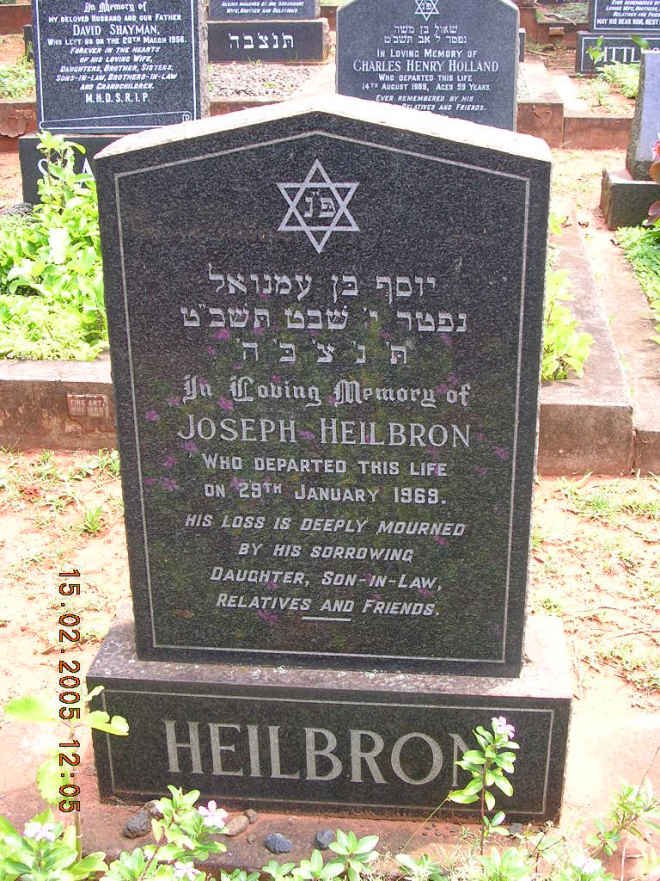 HEILBRON Joseph -1969