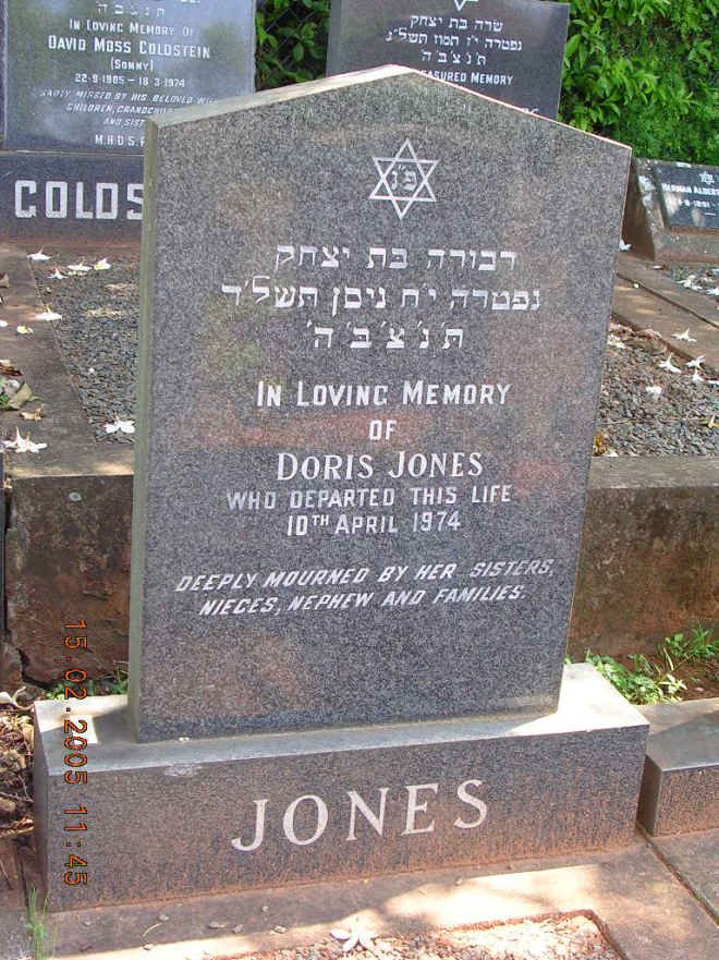 JONES Doris -1974