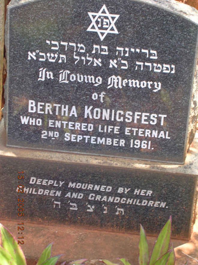 KONIGSFEST Bertha -1961