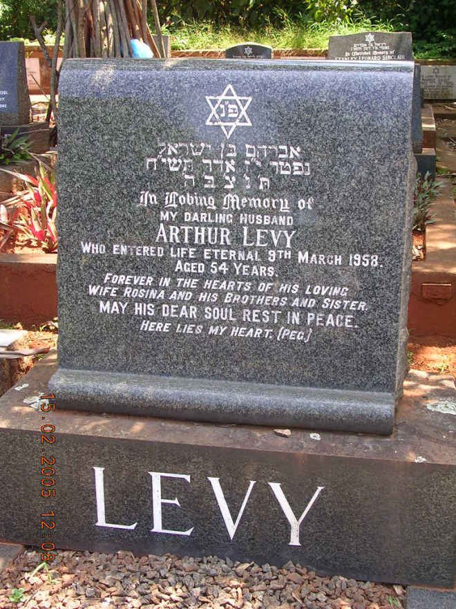 LEVY Arthur -1958