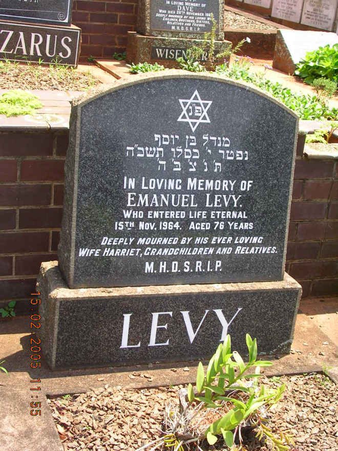 LEVY Emanuel -1964