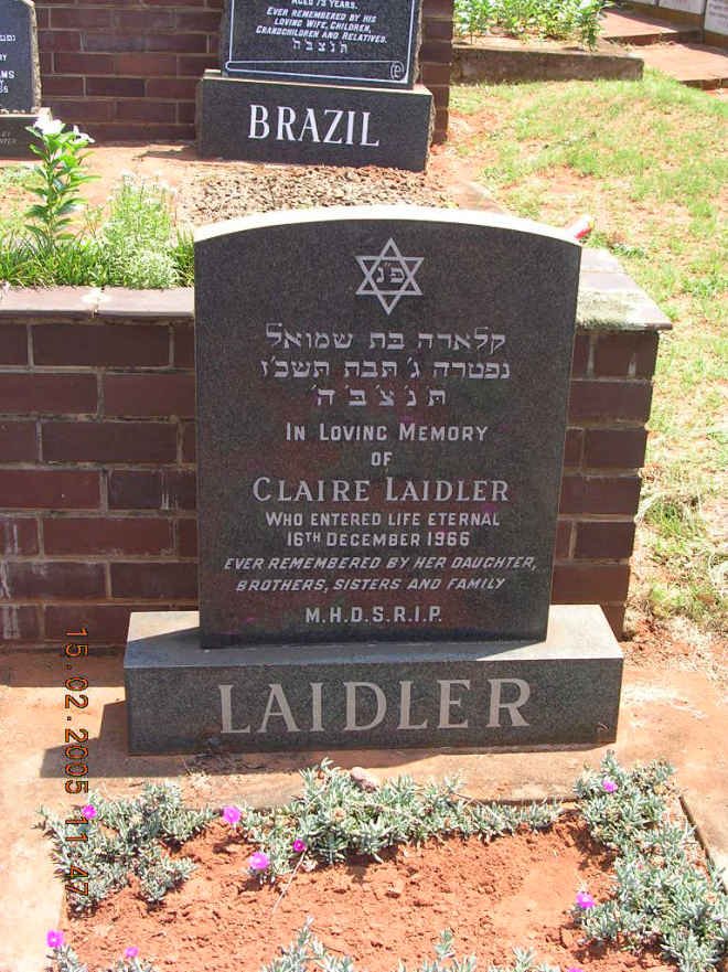LAIDLER Claire -1966