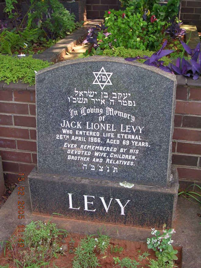 LEVY Jack Lionel -1966