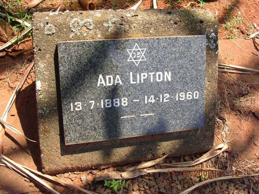 LIPTON Ada 1888-1960