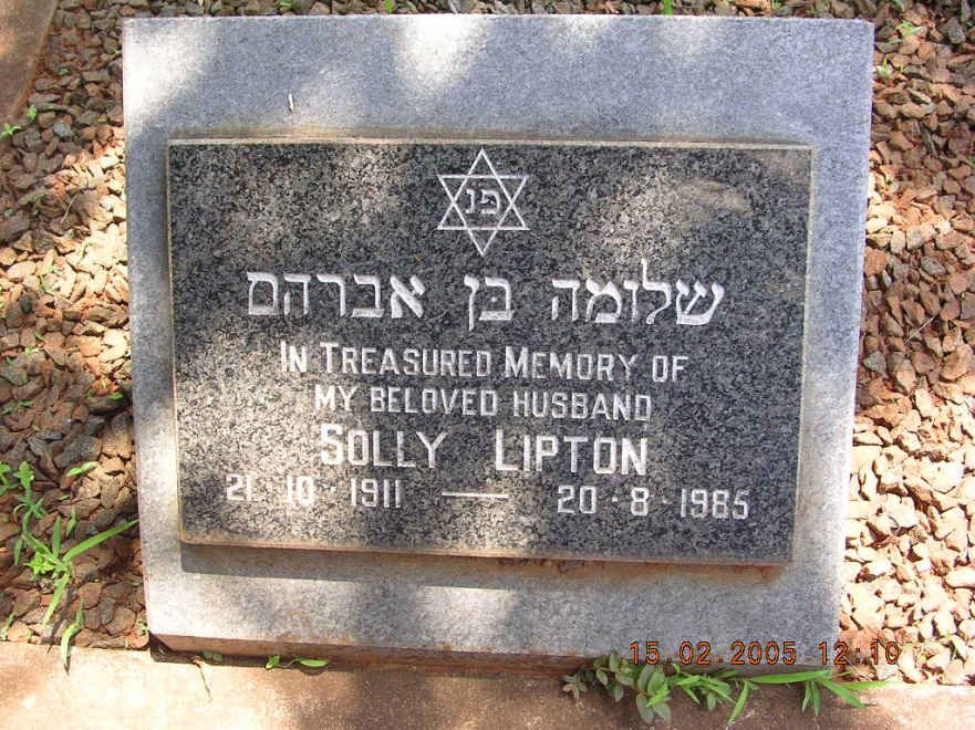 LIPTON Solly 1911-1985