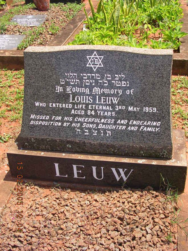 LEUW Louis -1959