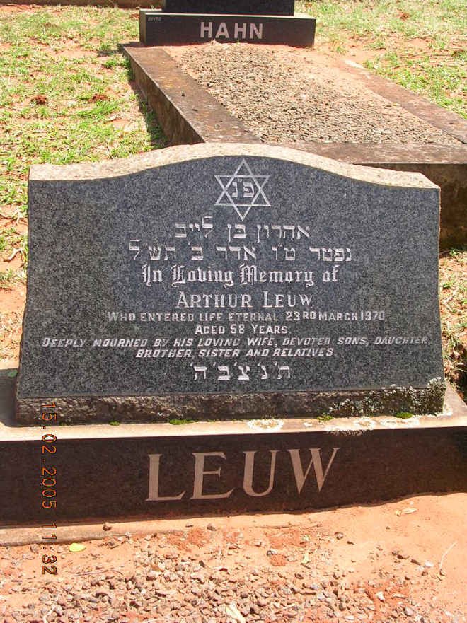 LEUW Arthur -1970