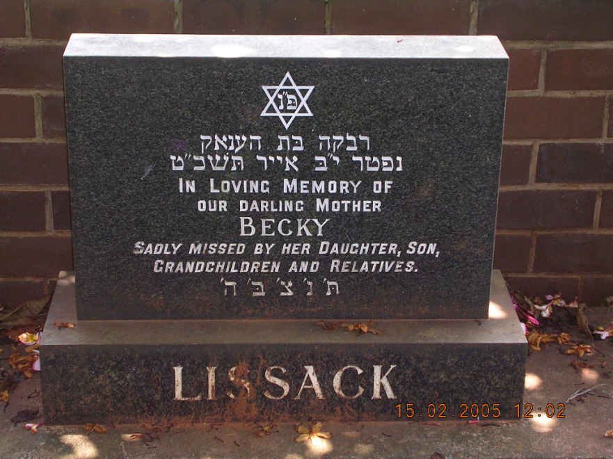 LISSACK Becky