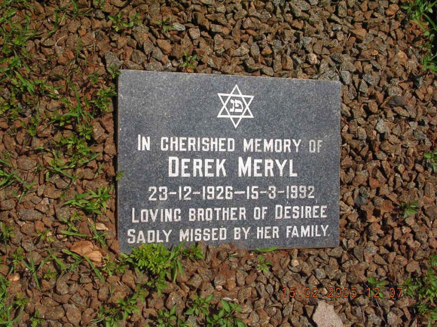 MERYL Derek 1926-1992