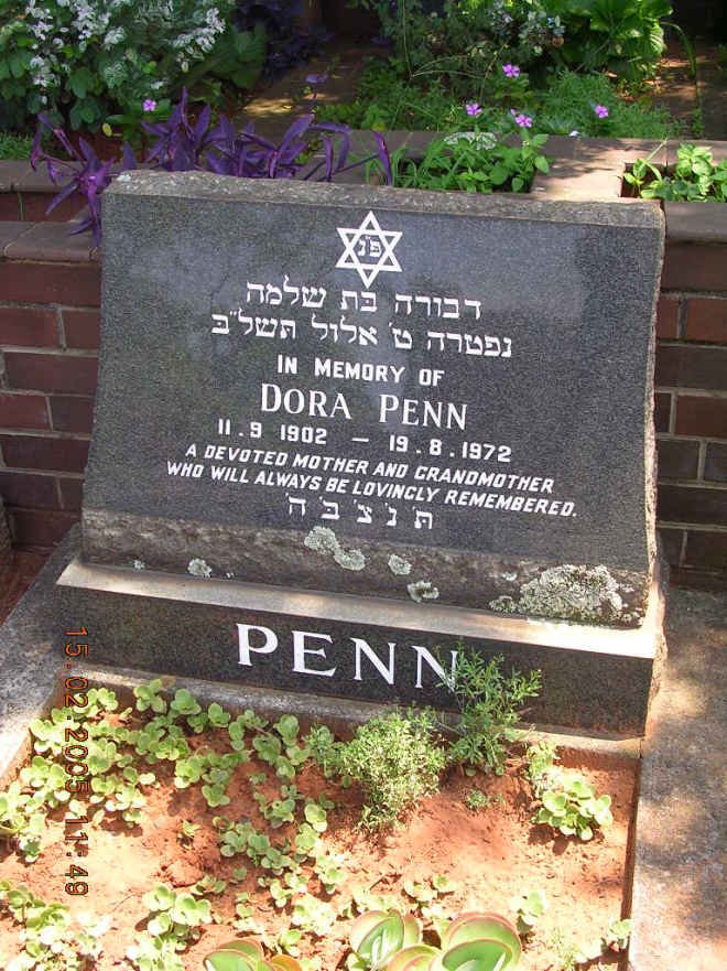 PENN Dora 1902-1972