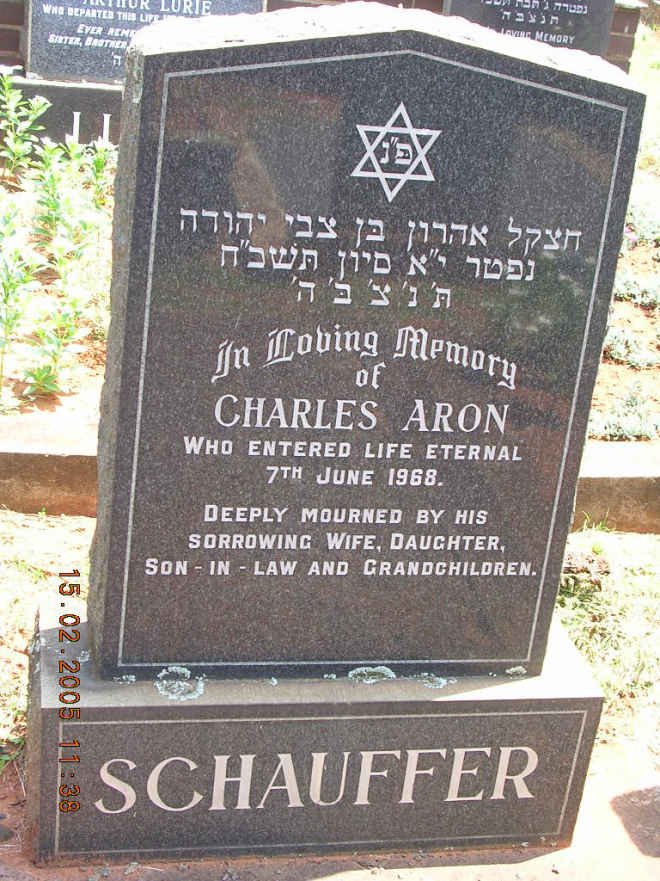 SCHAUFFER Charles Aron -1968