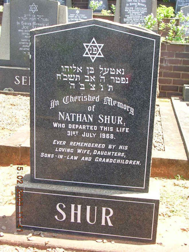 SHUR Nathan -1968