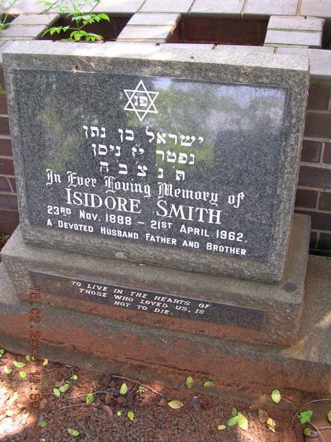 SMITH Isidore 1888-1962