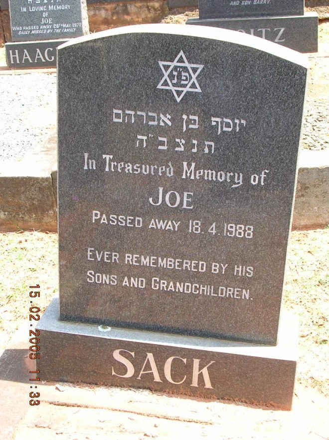 SACK Joe -1988