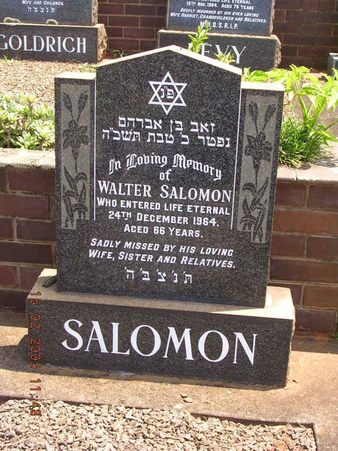 SALOMON Walter -1964