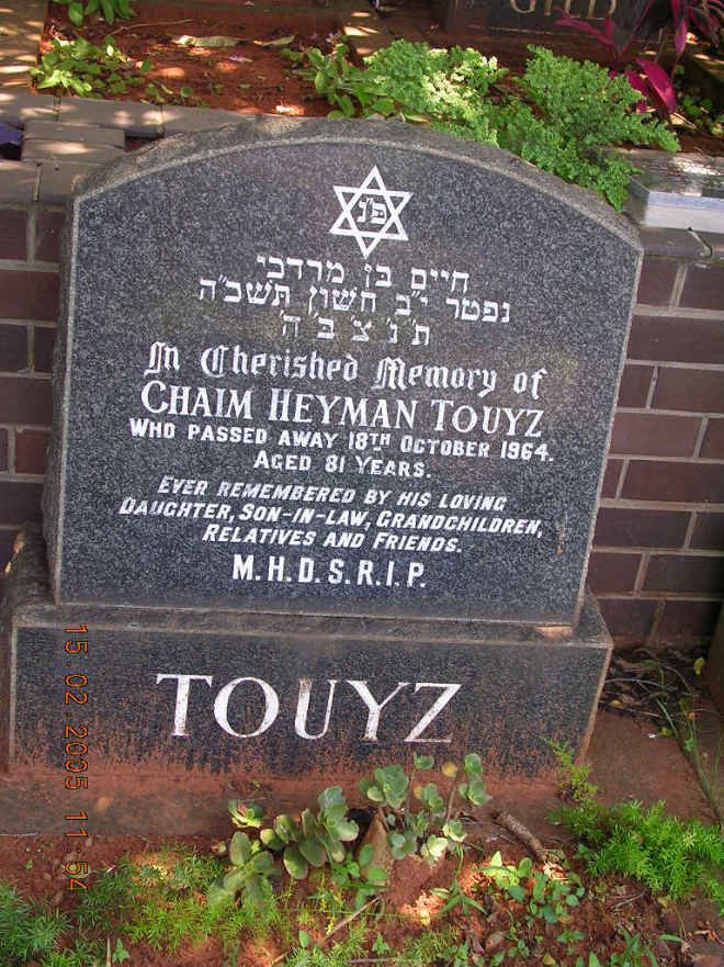 TOUYZ Chaim Heyman -1964