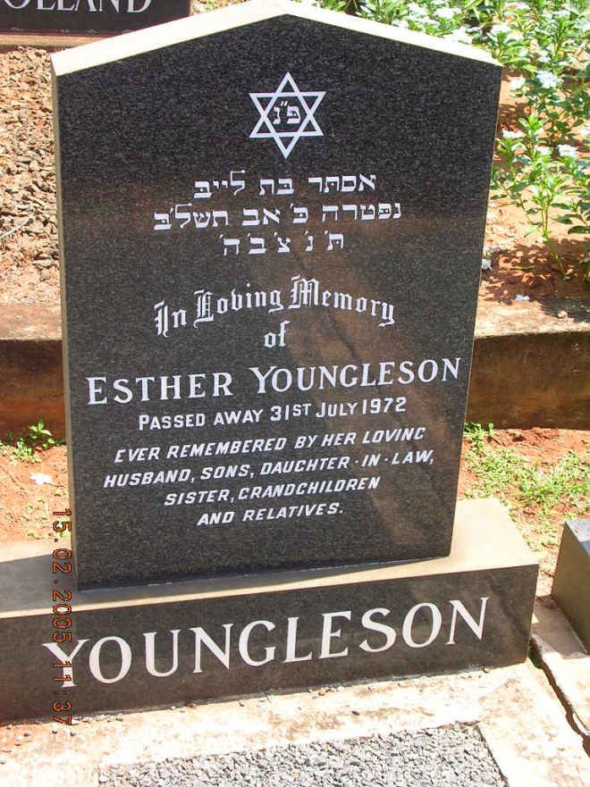 YOUNGLESON Esther -1972