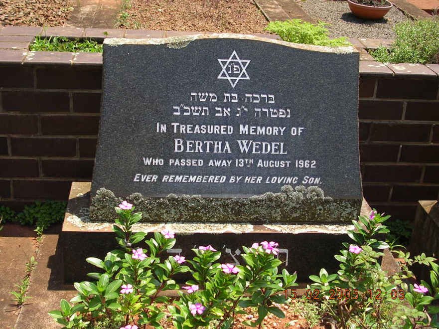 WEDEL Bertha -1962