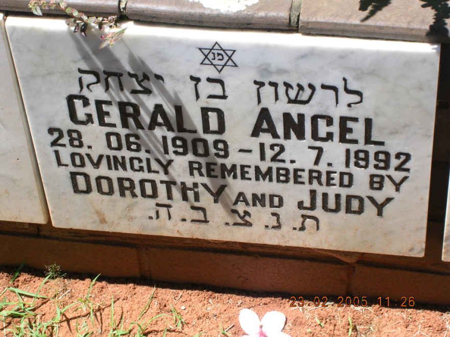 ANGEL Gerald 1909-1992