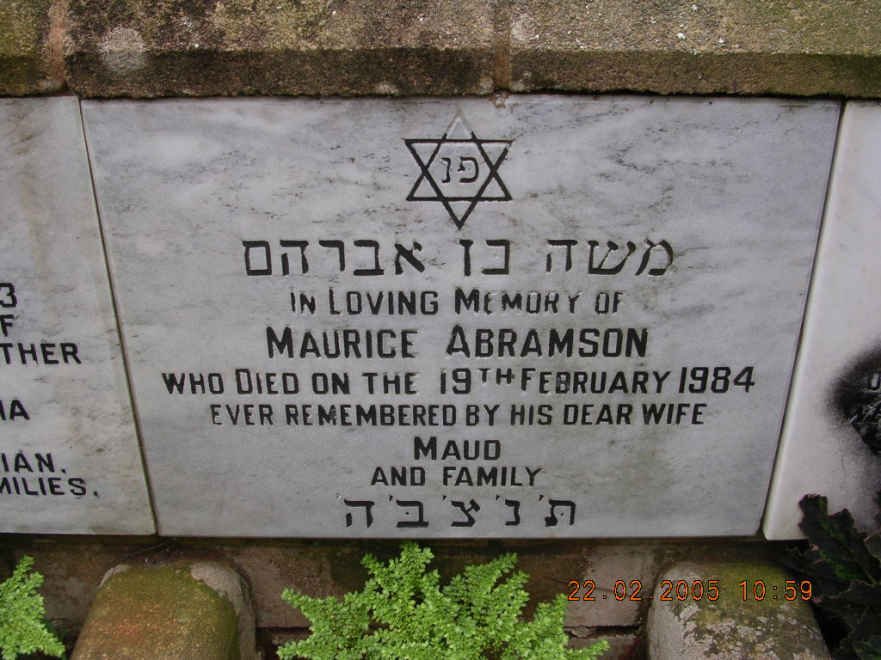 ABRAMSON Maurice -1984