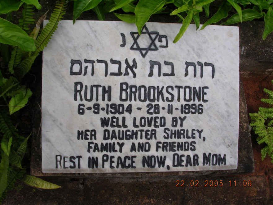 BROOKSTONE Ruth 1904-1996