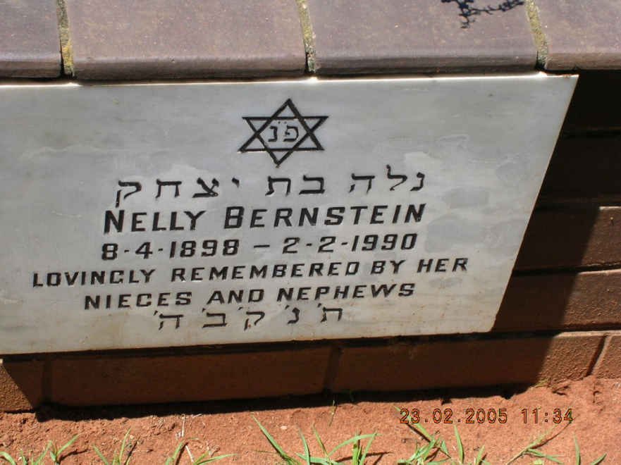 BERNSTEIN Nelly 1898-1990