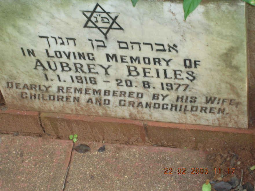 BEILES Aubrey 1916-1977