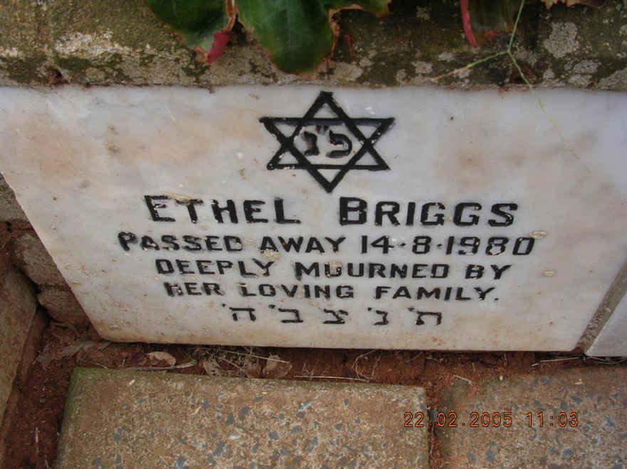 BRIGGS Ethel -1980