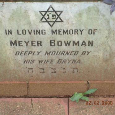 BOWMAN Meyer