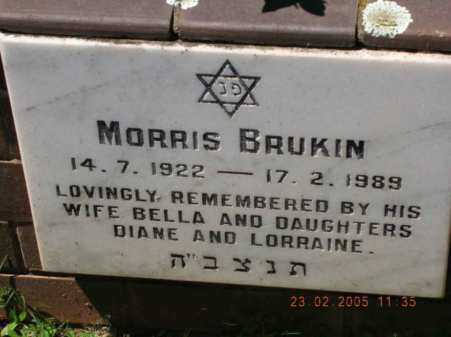 BRUKIN Morris 1922-1989