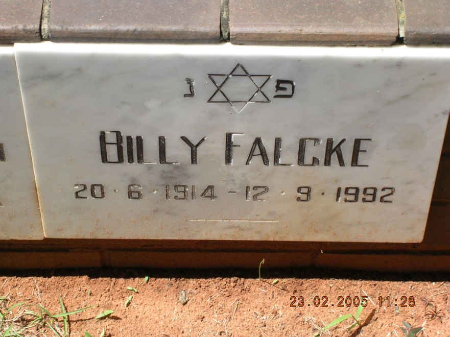 FALCKE Billy 1914-1992