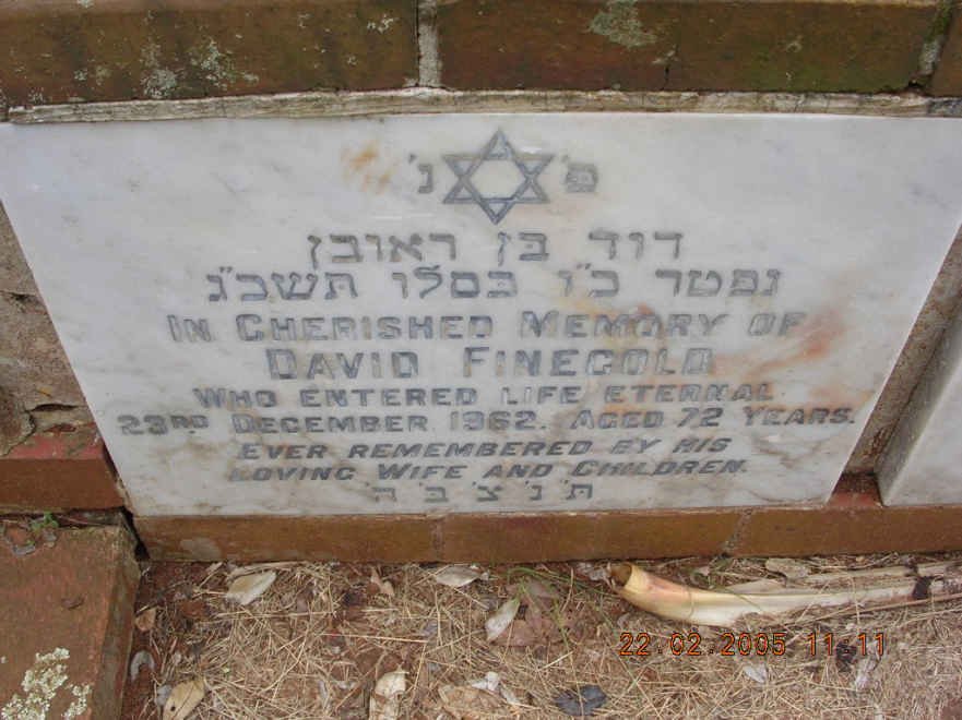FINEGOLD David -1962