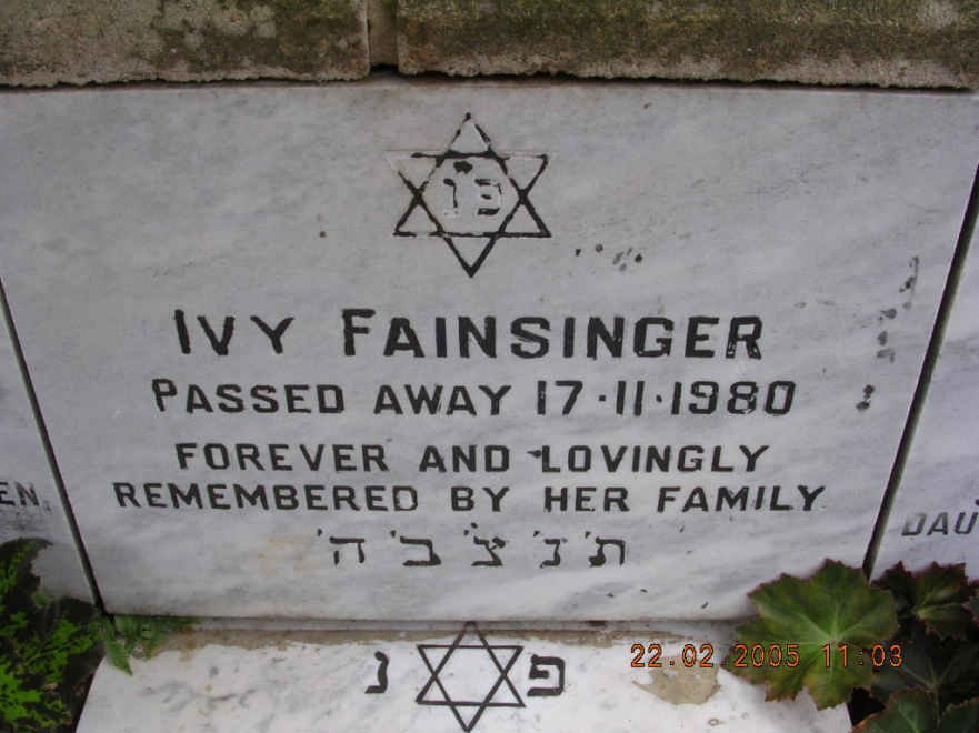 FAINSINGER Ivy -1980