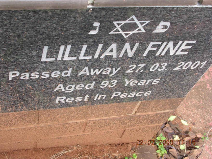 FINE Lillian -2001