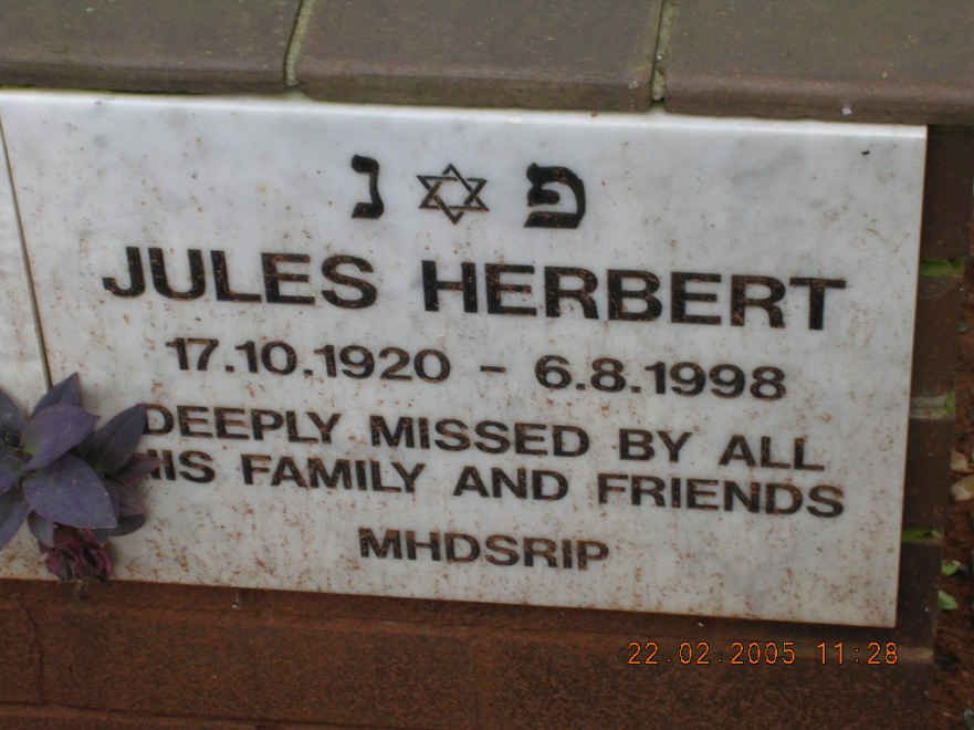 HERBERT Jules 1920-1998