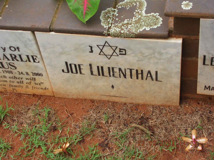 LILIENTHAL Joe
