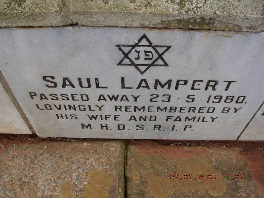 LAMPERT Saul -1980