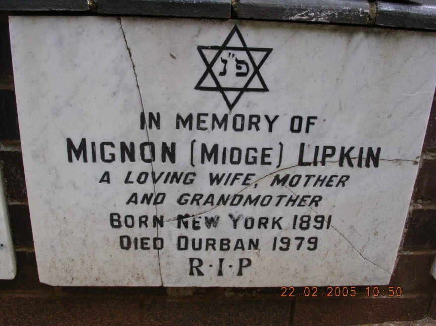 LIPKIN Mignon 1891-1979