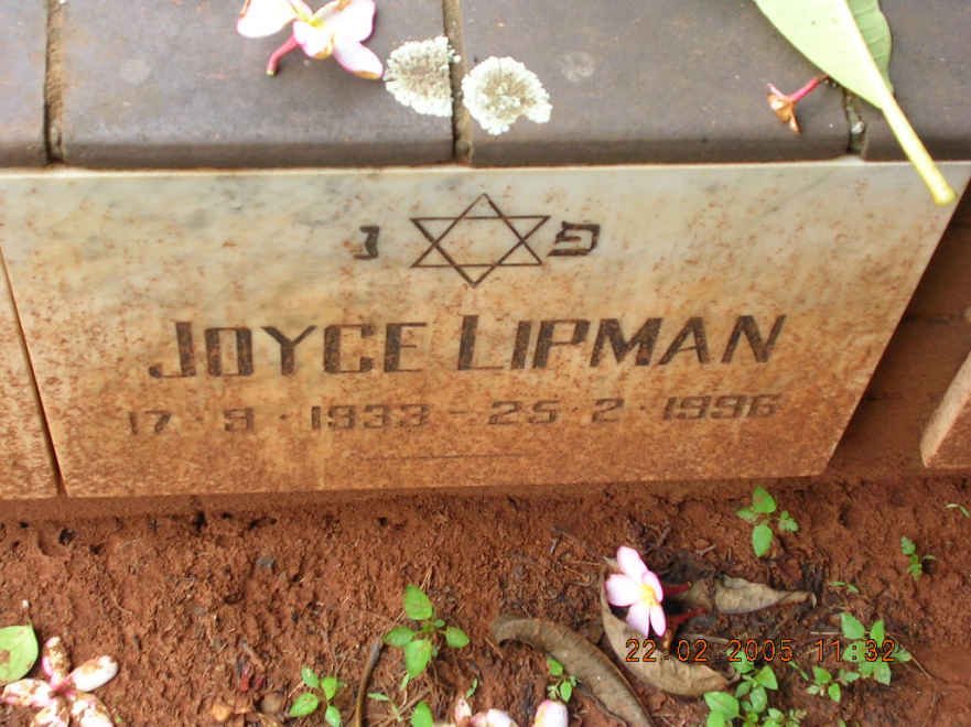 LIPMAN Joyce 1933-1996