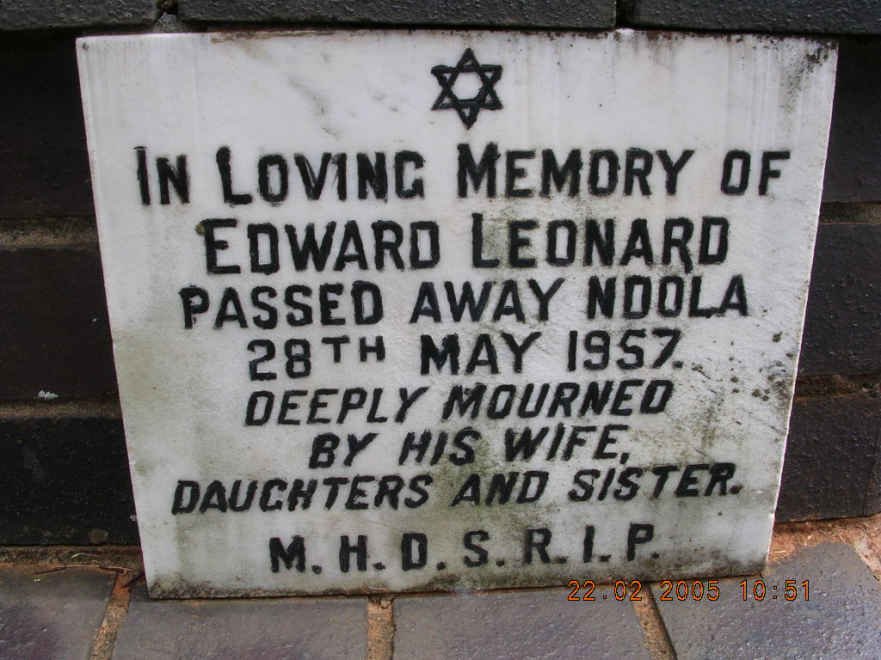 LEONARD Edward -1957